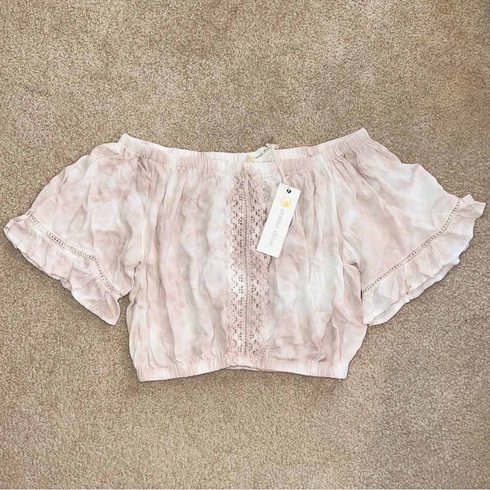 Ocean Drive Off-Shoulder Top